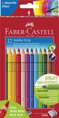 Pastelky Faber-Castell JUMBO GRIP - 12 barev