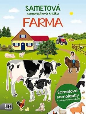 Sametová samolepková knížka - Farma