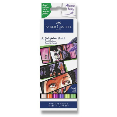 Popisovač Faber-Castell Goldfaber Sketch Dual Marker Graphic Novel