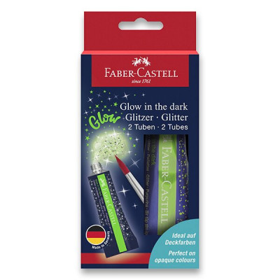 Třpytky Faber-Castell Glow in the dark 12 ml