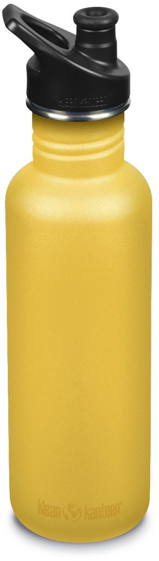 Nerezová lahev Klean Kanteen Classic 27oz (w/Sport Cap) - Old Gold 800 ml