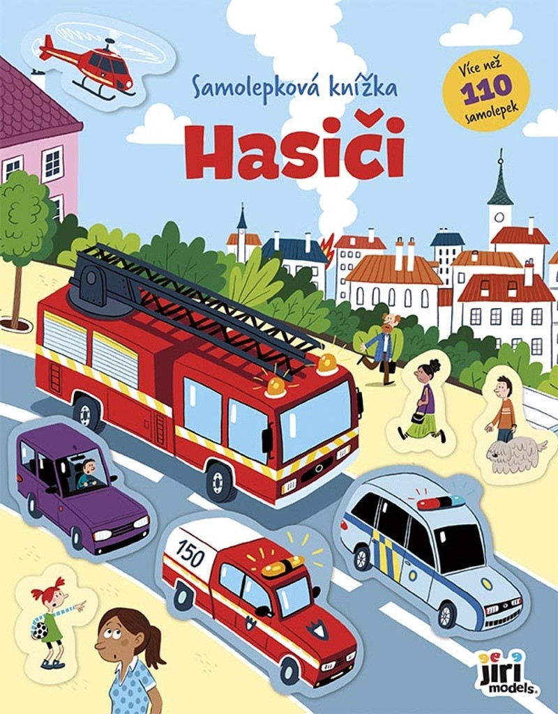 Hasiči - samolepková knížka