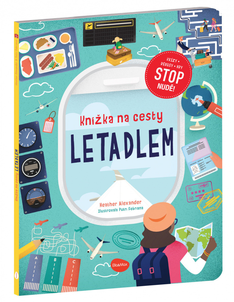 Knížka na cesty Letadlem – Stop nudě: kvízy